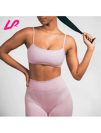 spaghetti strap sports bra